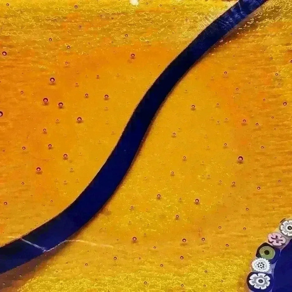 Murano Fused glass with milfiore design - Picture 4 of 6